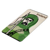 Irlands Ritter Vintage Reiseplakat Magnet (Linke Seite)