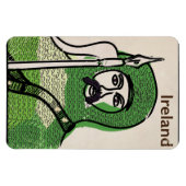 Irlands Ritter Vintage Reiseplakat Magnet (Horizontal)