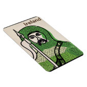 Irlands Ritter Vintage Reiseplakat Magnet (Rechte Seite)