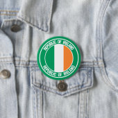 Irlands RundEmblem Button (Beispiel)