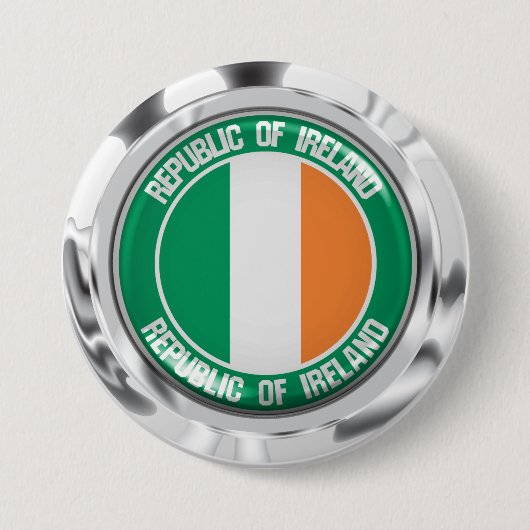Irlands RundEmblem Button (Vorderseite)