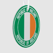 Irlands RundEmblem Ornament (Vorderseite)