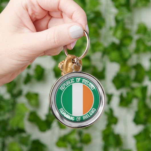 Irlands RundEmblem Schlüsselanhänger (Hand)