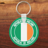 Irlands RundEmblem Schlüsselanhänger (Vorderseite)