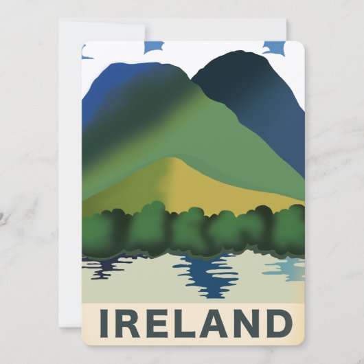 Irlands Vintage Reiseplakat (Vorderseite)