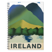 Irlands Vintage Reiseplakat Notizblock (Vorderseite)