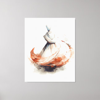 Irling Dervish Illustration Leinwanddruck