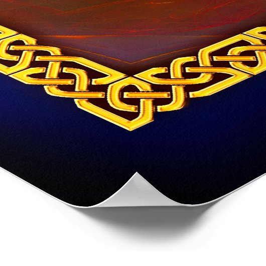 Irminsul und Wölfe Poster (Ecke)