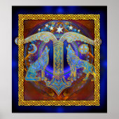 Irminsul und Wölfe Poster (Vorne)