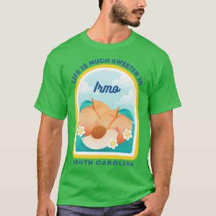Irmo South olina SC Peach Tourist Souvenir T-Shirt