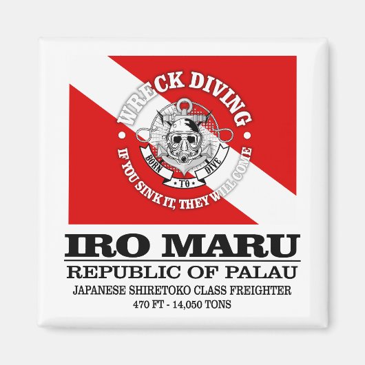 Iro Maru (beste Wracks) Magnet (Vorne)