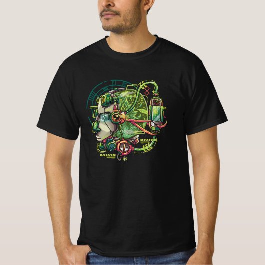 IRobot Go Green T-Shirt (Vorderseite)