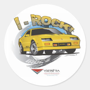 IROC-Z RUNDER AUFKLEBER