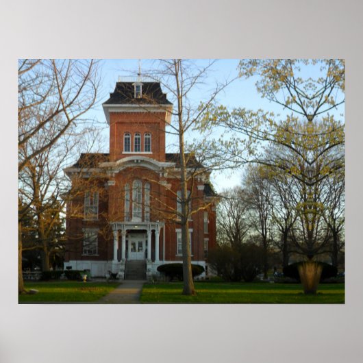 Irokese-Landkreis Poster (Vorne)