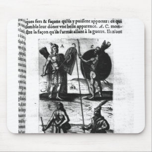 Irokese von neuem Frankreich Mousepad