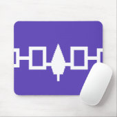 Irokeseconfederacy-Flagge Mousepad (Mit Mouse)