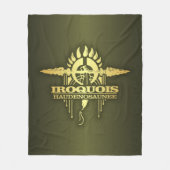 Irokesen 2 fleecedecke (Vorderseite)