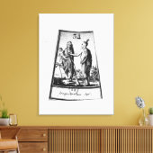 Irokesen-Amerikanische Ureinwohner Leinwanddruck (Insitu (Wohnzimmer))