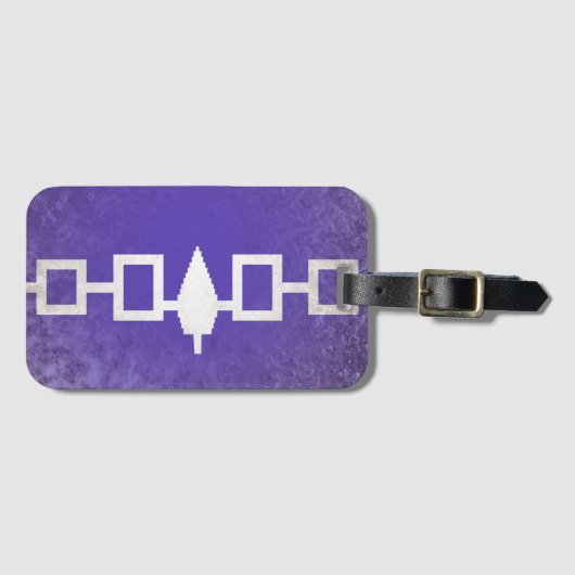 Irokesen Gepäckanhänger (Vorderseite (Horizontal))