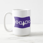 Irokesen-Konföderation-Flaggen-Tasse Kaffeetasse (Links)