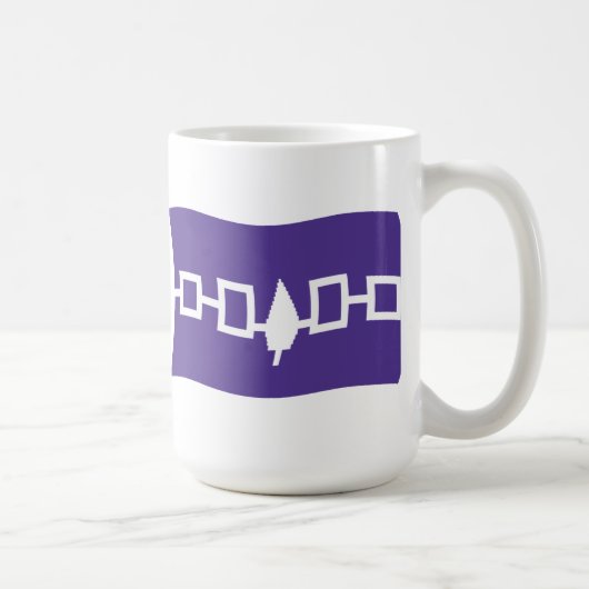 Irokesen-Konföderation-Flaggen-Tasse Kaffeetasse (Rechts)