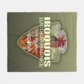 Irokesen (Pfeilspitzen) Fleecedecke (Vorderseite (Horizontal))