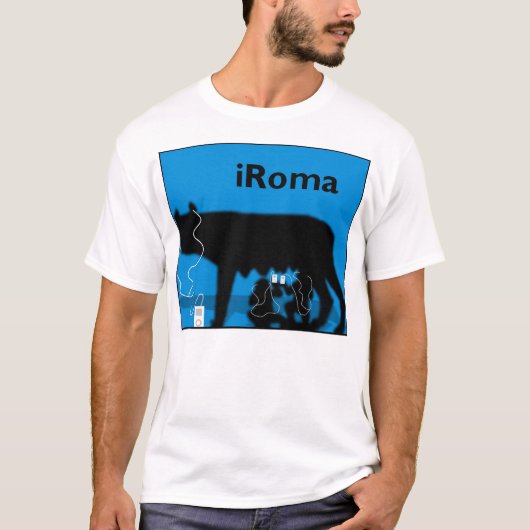 iRoma Kleid (blau) T-Shirt (Vorderseite)