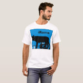 iRoma Kleid (blau) T-Shirt (Vorne ganz)