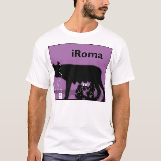 iRoma (lila) T-Shirt (Vorderseite)