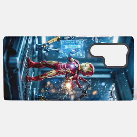 Iron Avenger Slim Snap Case Samsung Galaxy Hülle (Rückseite (Horizontal))