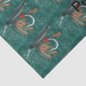 "Iron Blue Dun" Nassfliege, Fliegenbinden, Fliegen Seidenpapier (Detail)