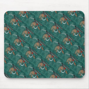 "Iron Blue Dun Tiled" Trout Fly Mousepad