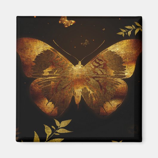 Iron Butterfly Cutout Magnet (Vorne)