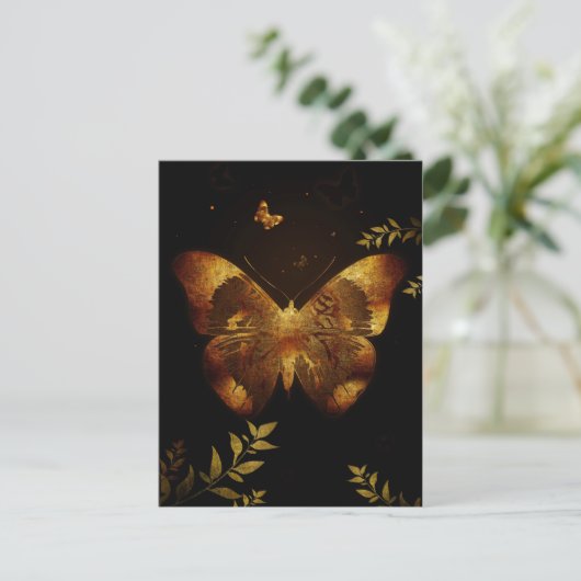 Iron Butterfly Postkarte (Stehend Vorderseite)