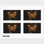 Iron Butterfly Rechteckiger Aufkleber (Blatt)