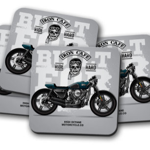 Iron Cafe Motorrad Untersetzer   Motorrad-Unterset