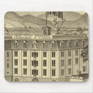 Iron City Brauerei, Frauenheim und Vilsack Mousepad