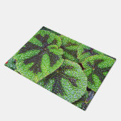Iron Cross Begonia Floral Fußmatte (Schrägansicht)