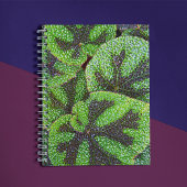 Iron Cross Begonia Floral Notizblock