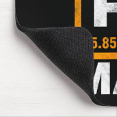 Iron (fe) Man Funny Periodic Elemen Gift Mousepad (Ecke)