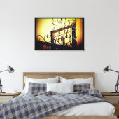 Iron Gate Design Leinwanddruck (Insitu (Schlafzimmer))