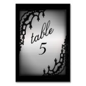 Iron Gates Gothic Theme Tischnummer (Vorderseite)