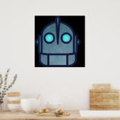Iron Giant Head Night Version Poster (Küche)