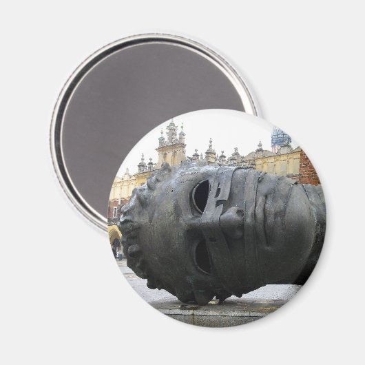 Iron Head Magnet (Vorderseite/Rückseite)