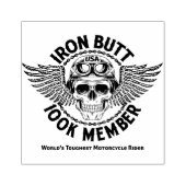 Iron Hintern Wood Art Briefmarke Gummistempel (Prägung)