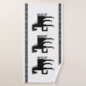 Iron Horse Bath Handtuch Badehandtuch (Badehandtuch)