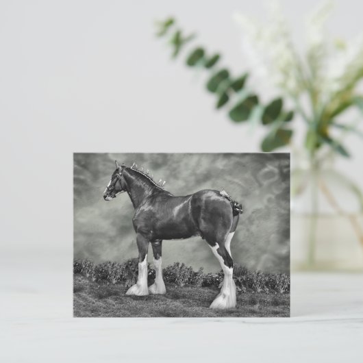 Iron Horse Steele Postkarte (Stehend Vorderseite)