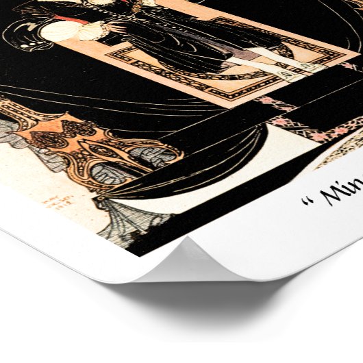 Iron King märchenhafte Illustration von Kay Nielse Poster (Ecke)