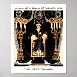 Iron King märchenhafte Illustration von Kay Nielse Poster