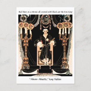 Iron King märchenhafte Illustration von Kay Nielse Postkarte